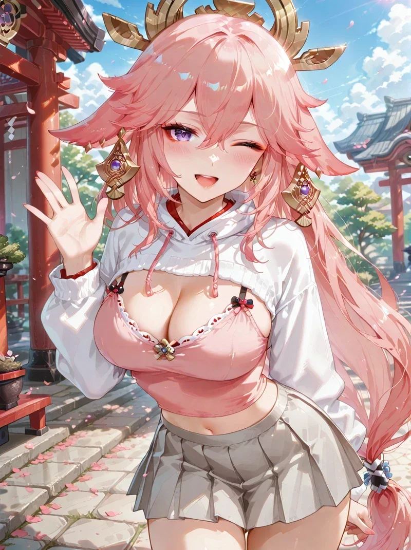 Hình Yae Miko hentai khỏa thân nóng bỏng 4K