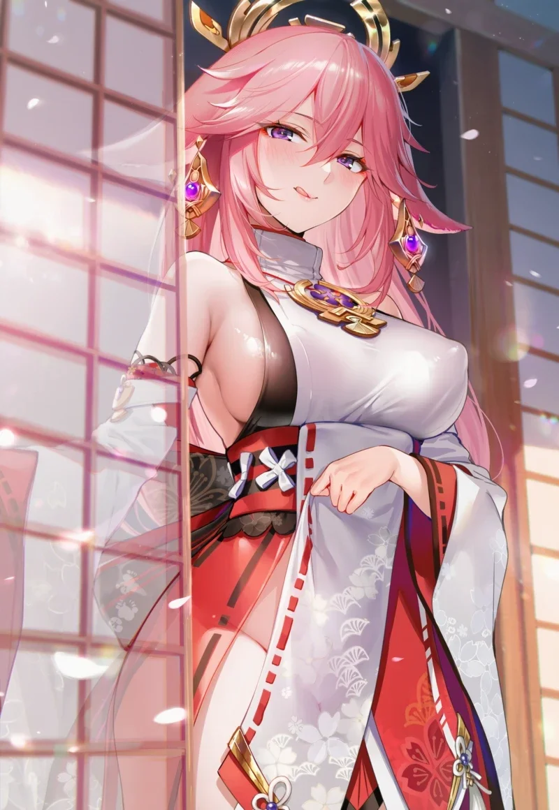 Ảnh hentai Yae Miko mông cong quyến rũ siêu phẩm