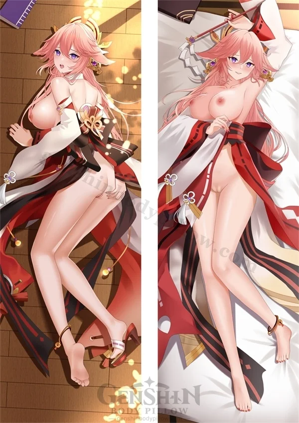 Yae Miko Genshin Impact Dakimakura Hentai - Genshin Body Pillow