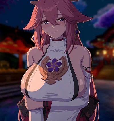 Yae Miko - Genshin Impact - 2D Hentai .Club
