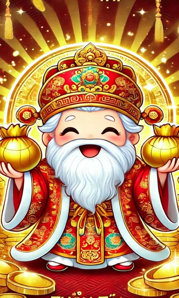 Ảnh nền thần tài hoạt hình 2