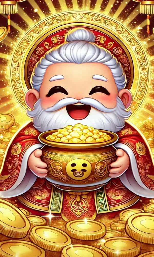 Ảnh nền thần tài hoạt hình 1