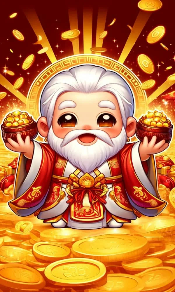Ảnh nền thần tài hoạt hình 4