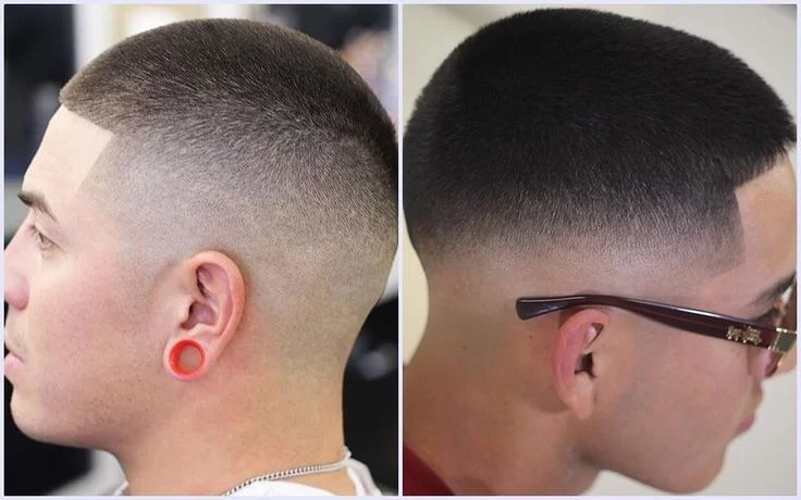 Kiểu tóc lính thủy đánh bộ fade cao