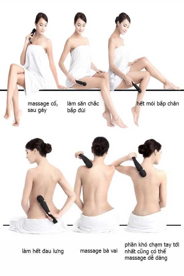 Cách tự sướng cho nữ bằng máy mát xa Lelo Smart Wand Ivory
