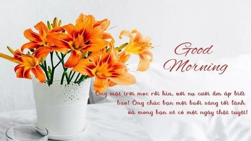 Hình ảnh chào ngày mới có chứa thông điệp ý nghĩa - hình 1