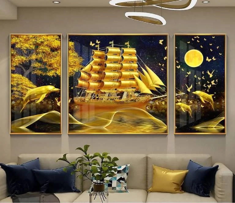 Tranh tráng gương, tranh pvc tráng gương chất lượng, giá xưởng