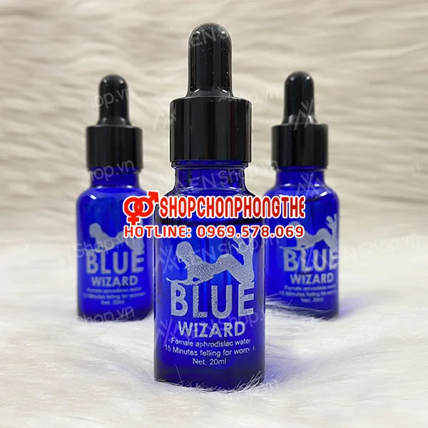 Thuốc Kích Dục Nữ Blue Wizard Dạng Nước Cực Mạnh