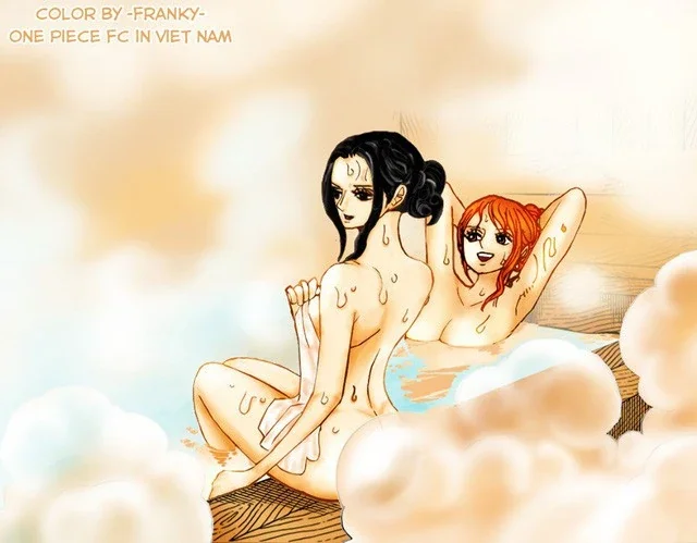 One Piece: Nami và Robin "tắm tiên" trước mắt bàn dân Wano - Vậy là sau bao nhiêu năm cố kìm lòng, Oda đã chơi lớn thật rồi | Wiki Luffy kun