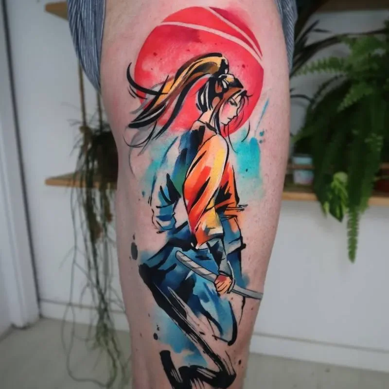 hình xăm samurai (3)