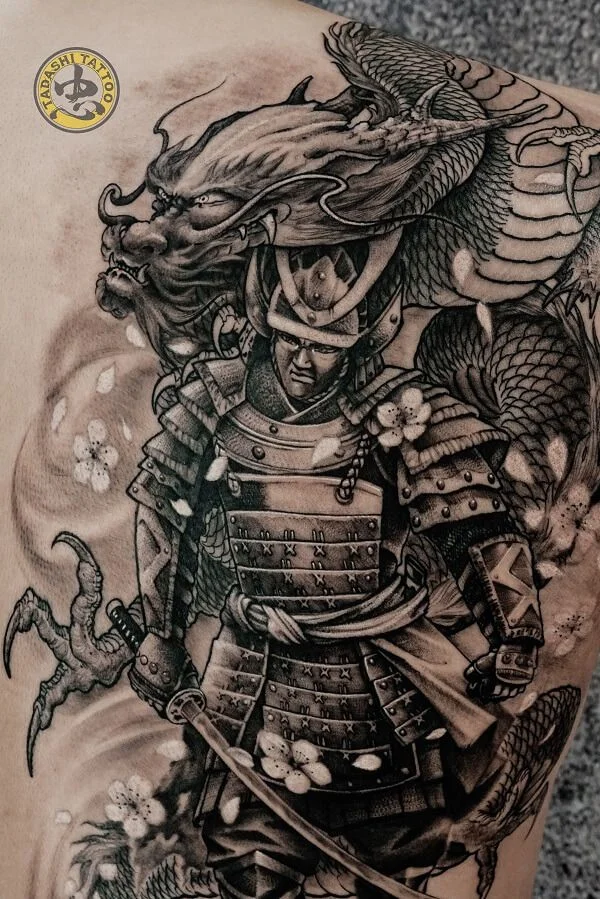 Ý nghĩa hình xăm Samurai chém rồng là gì? 79 mẫu samurai tattoo Nhật Bản đẹp nhất, chiến binh mạnh mẽ xứ sở hoa anh đào mang lại vẻ hùng hồn, khí