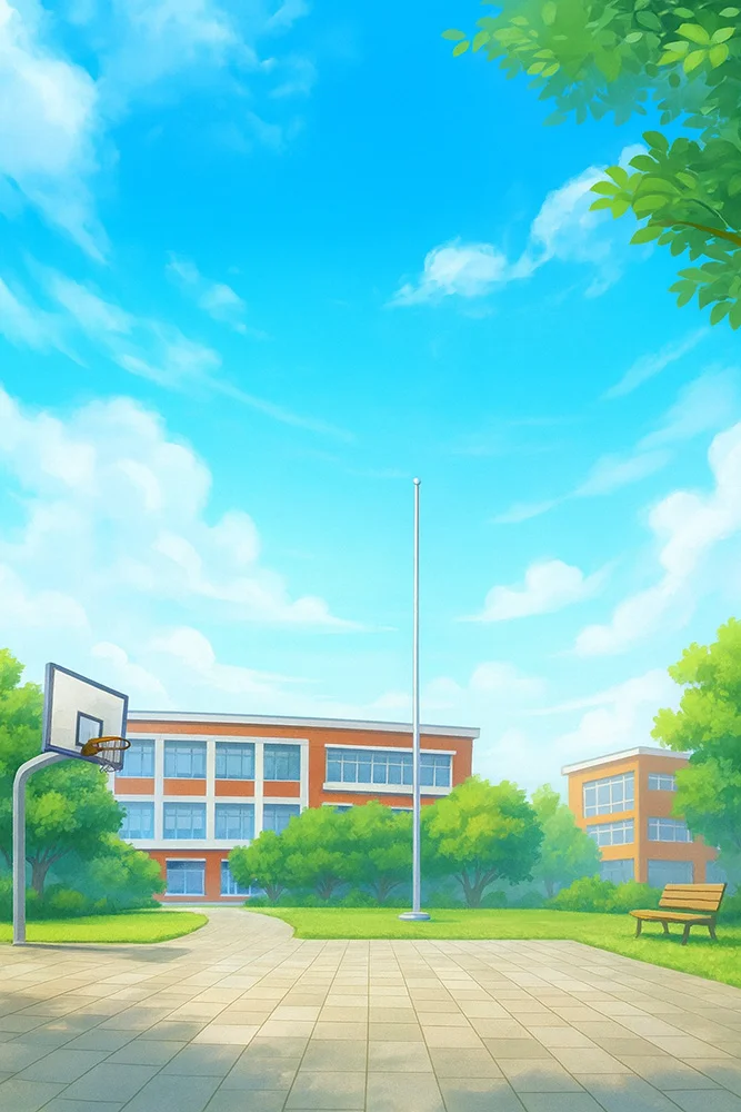 Hình ảnh Trường học, school, sân, yard, hình nền, nền, background