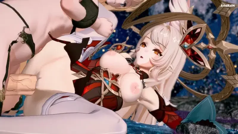 Alice x Futa Nicole having fun (Genshin impact) sex video | Hentai.yoga