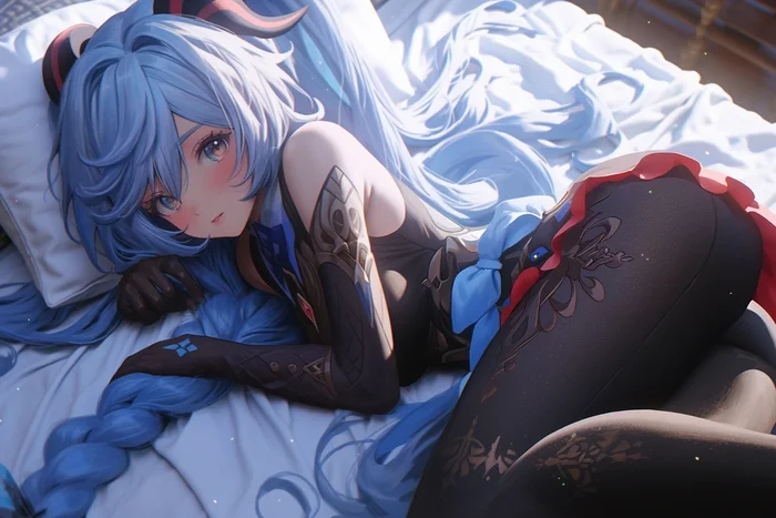 Ảnh anime Ganyu Genshin Impact siêu đẹp