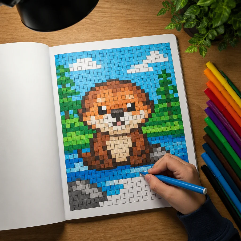 Mẫu tranh pixel đơn giản thứ 23
