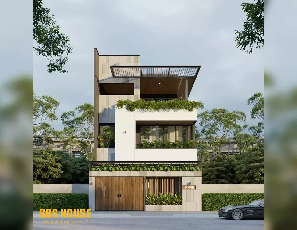 Tổ ấm 2 tầng 1 tum hiện đại tại Đà Nẵng