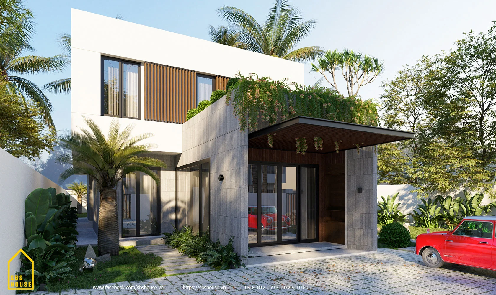 mẫu nhà 2 tầng đẹp