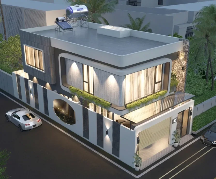 nhà 2 mặt tiền 2 tầng đơn giản (3)