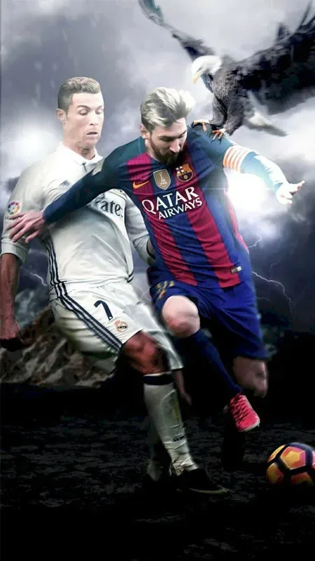 Hình nền Ronaldo và Messi chất lượng 4K - hình 3