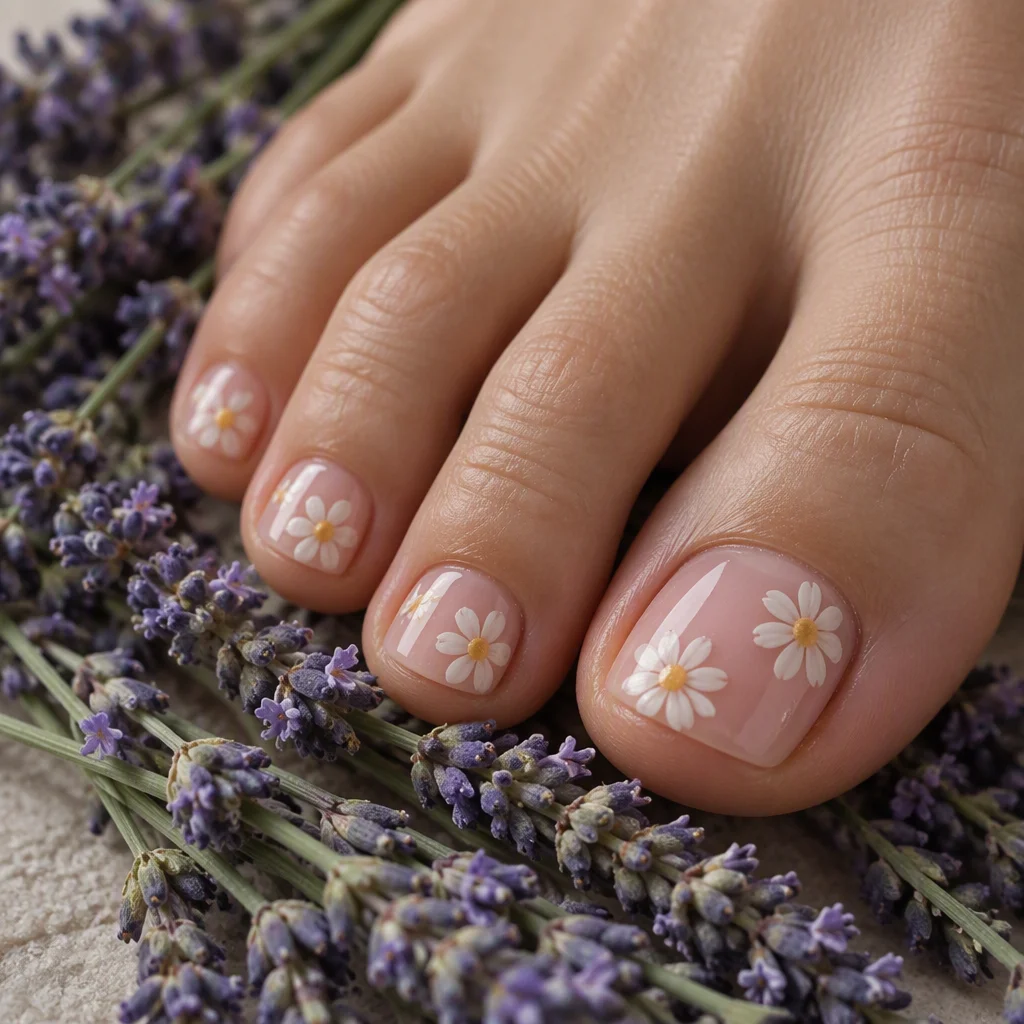 Ảnh 10 minh hoạ mẫu nail chân đẹp