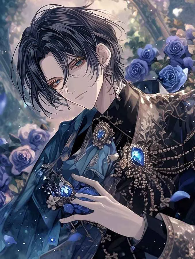Chân dung nam thần anime phong cách ảnh nam ngầu lạnh lùng