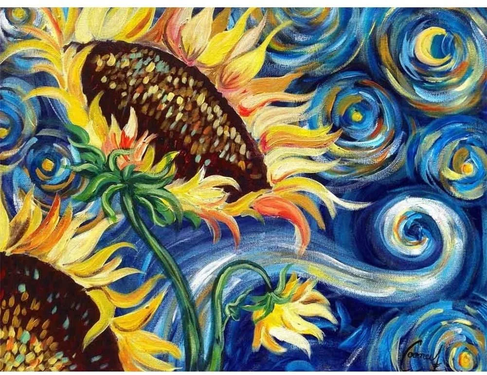 Tranh Hoa Hướng Dương Van Gogh
