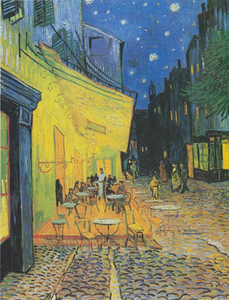 Bức tranh “Café Terrace at Night” ( Nguồn: Internet)