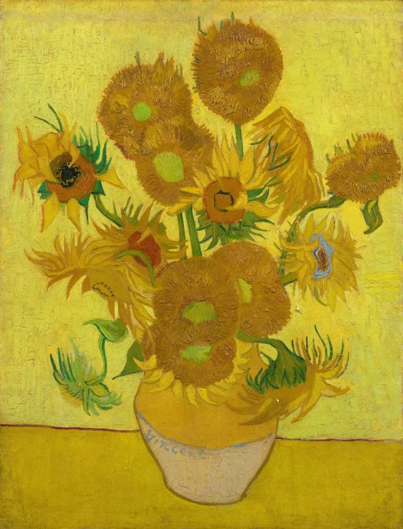 Bức tranh “Sunflowers” ( Nguồn: Internet)