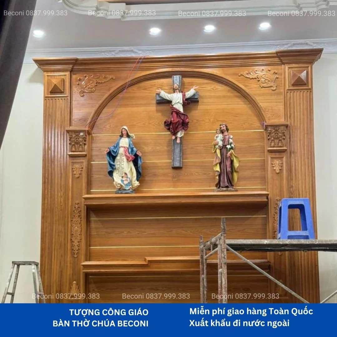 92+ Mẫu Thiết kế Bàn Thờ Chúa phòng khách gia đình đẹp - Catholic Vietnam