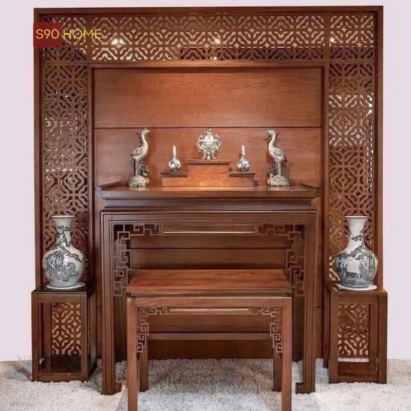 Mẫu Bàn Thờ Đẹp – Thiết Kế Bàn Thờ Chuẩn Phong Thủy