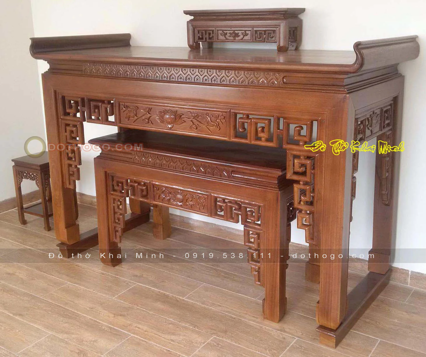 88+ Mẫu Bàn thờ đẹp hiện đại gỗ Gụ, Hương...