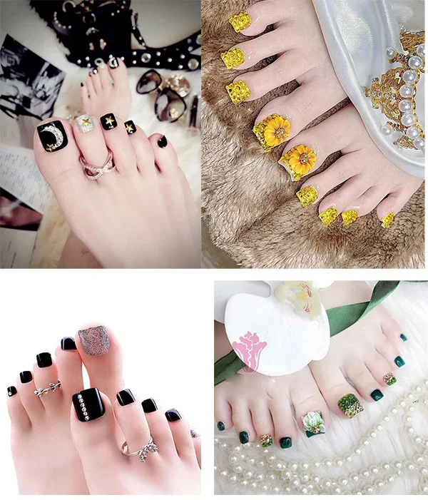 Những mẫu nail chân đẹp đơn giản nhẹ nhàng dẫn đầu xu hướng năm 2021