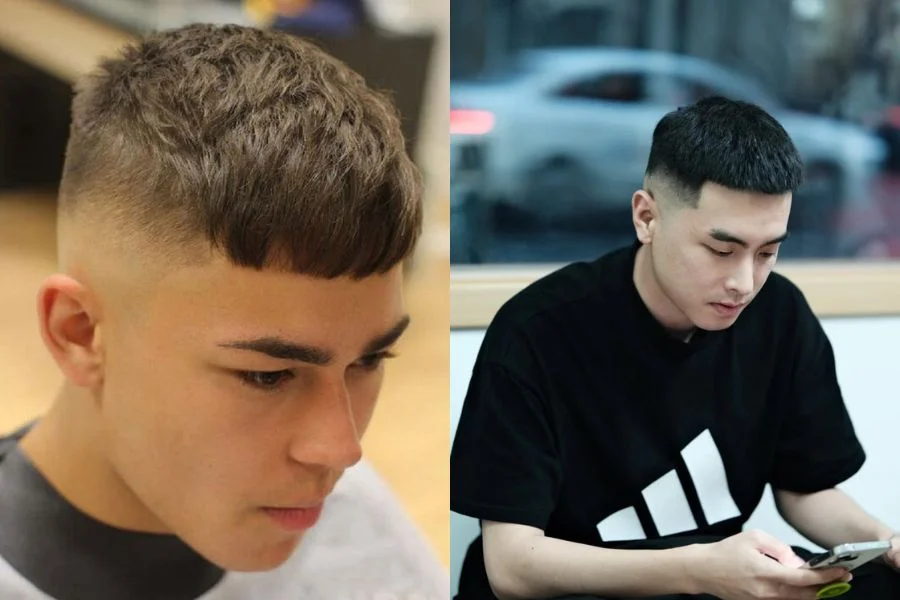 Tóc caesar cut