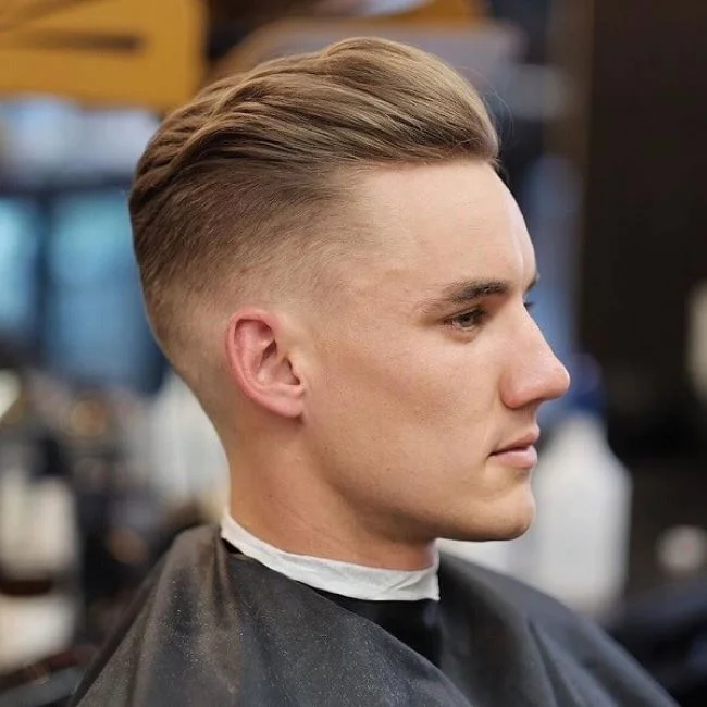 Kiểu tóc nam ngắn side part fade chuẩn salon