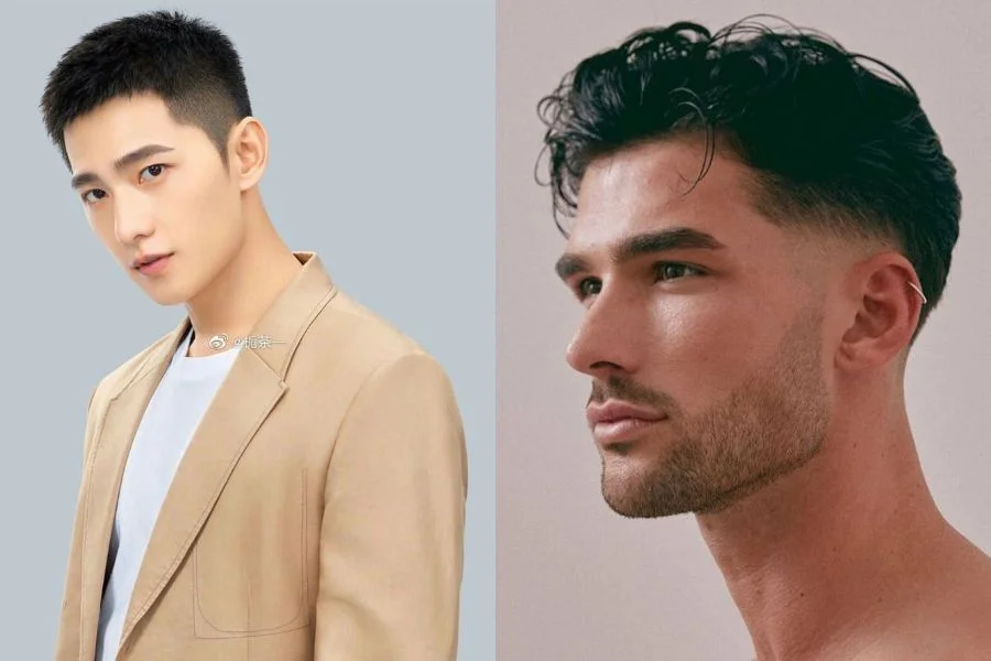 Tóc fade ngắn